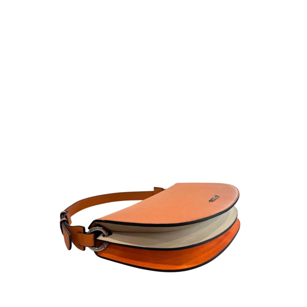 Twinset Orange Polyurethane Women Shoulder Bag
