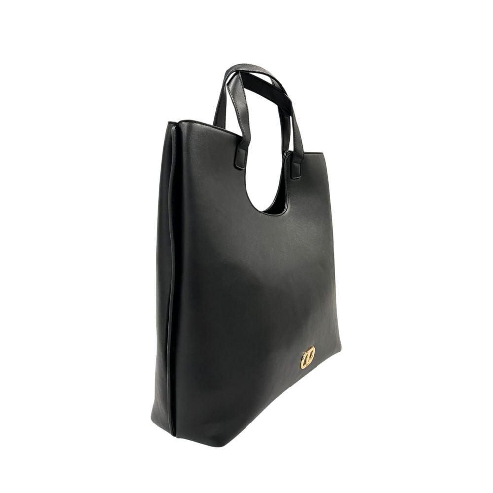 Twinset Black PU Women Shoulder Bag