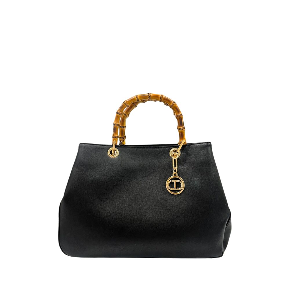 Twinset Black PU Women Handbag