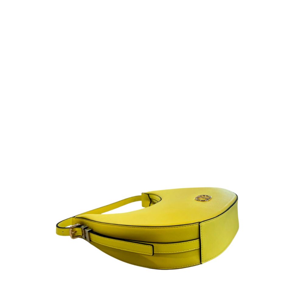 Twinset Yellow PU Women Shoulder Bag