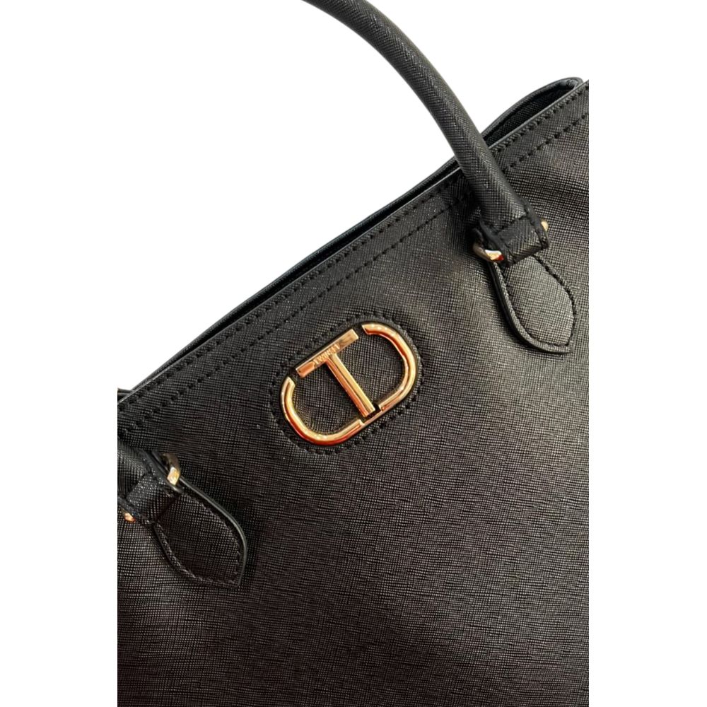 Twinset Yellow Polyurethane Women Shoulder Bag