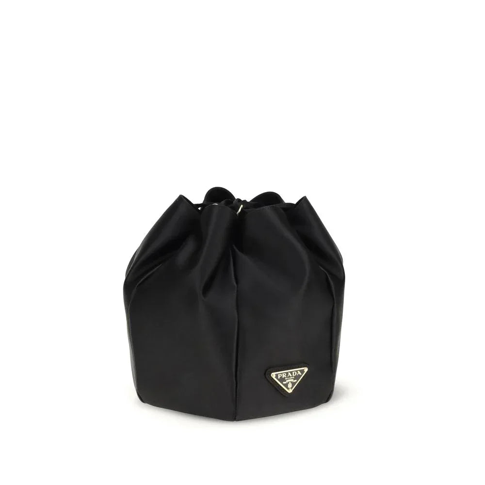 Prada Black Silk Backet Bag Secondary image