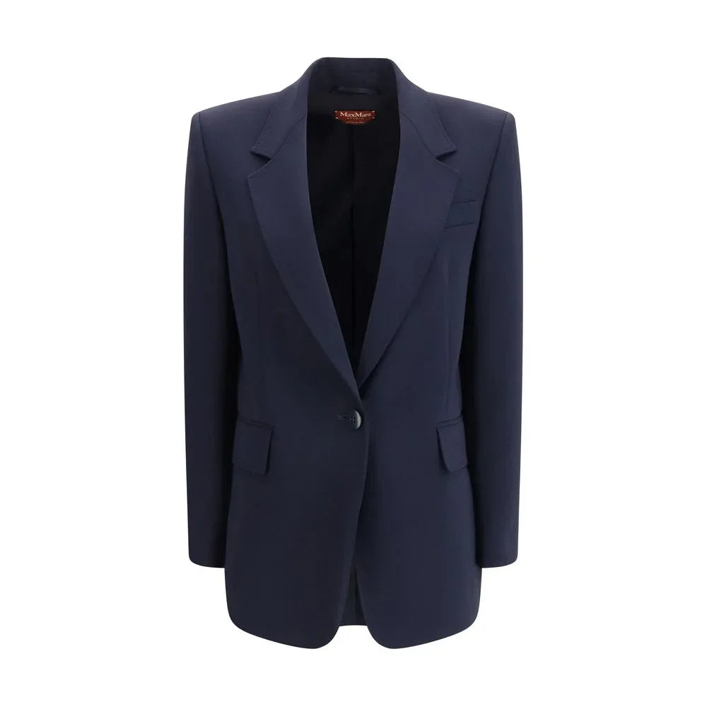 Max Mara Blue Triacetate Blazer - Zachava