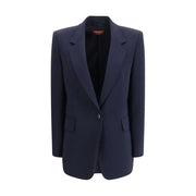 Max Mara Blue Triacetate Blazer - Zachava