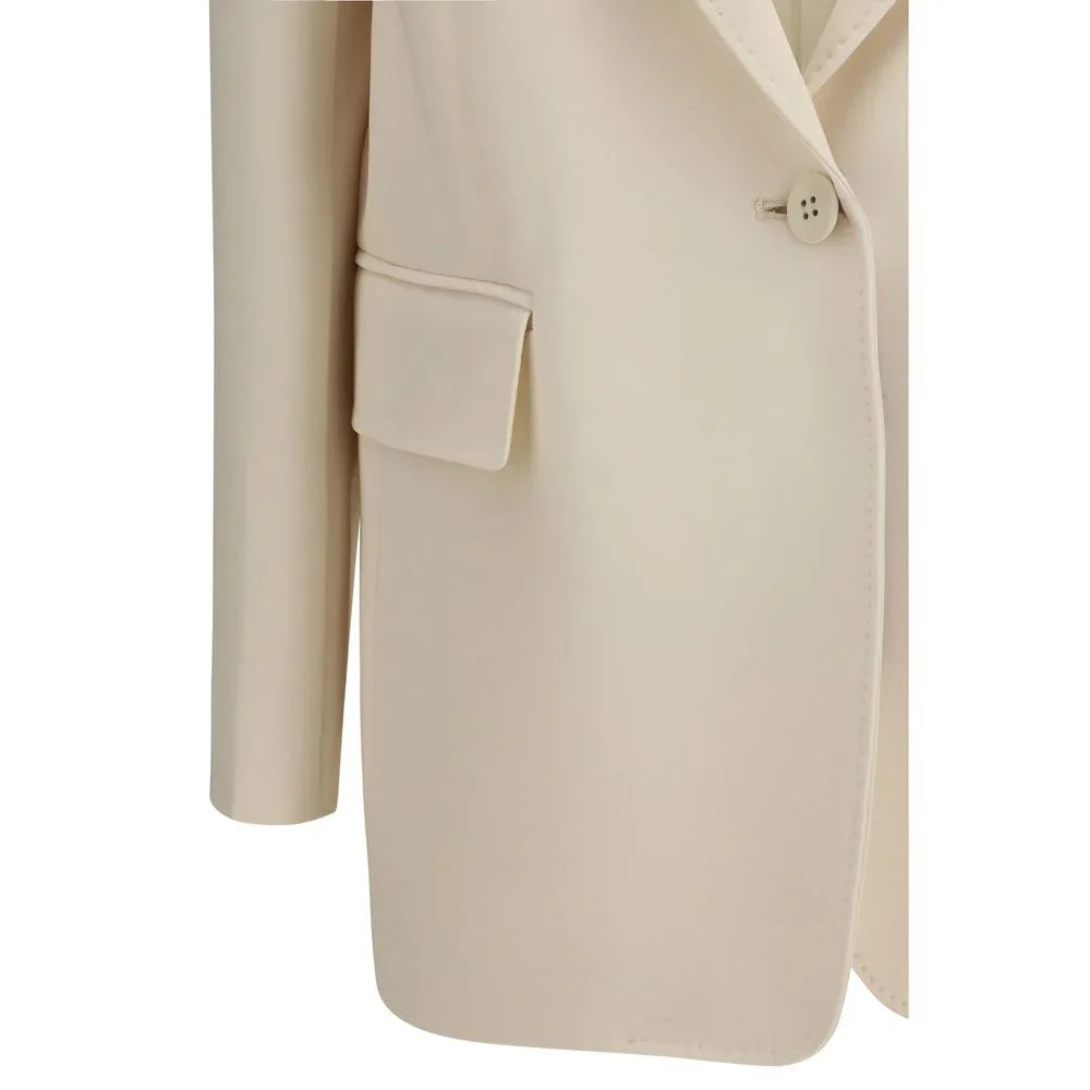 Max Mara Beige Triacetate Blazer - Zachava