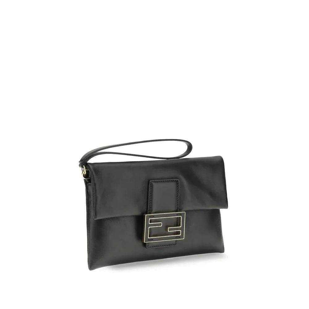 Fendi Black Lamb Ovis Aries Aries Clutch Bag Secondary image