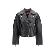 Diesel Black Leather Jacket