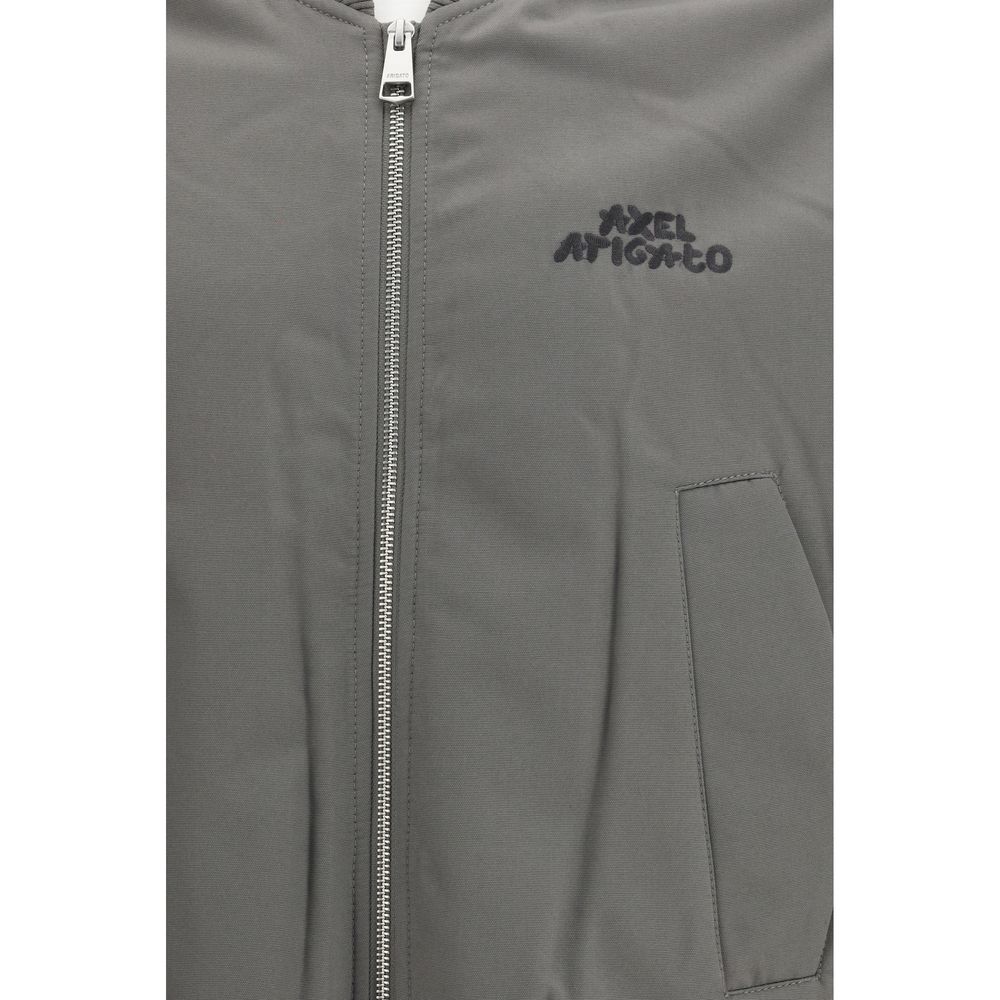 Axel Arigato Gray Polyester Bomber