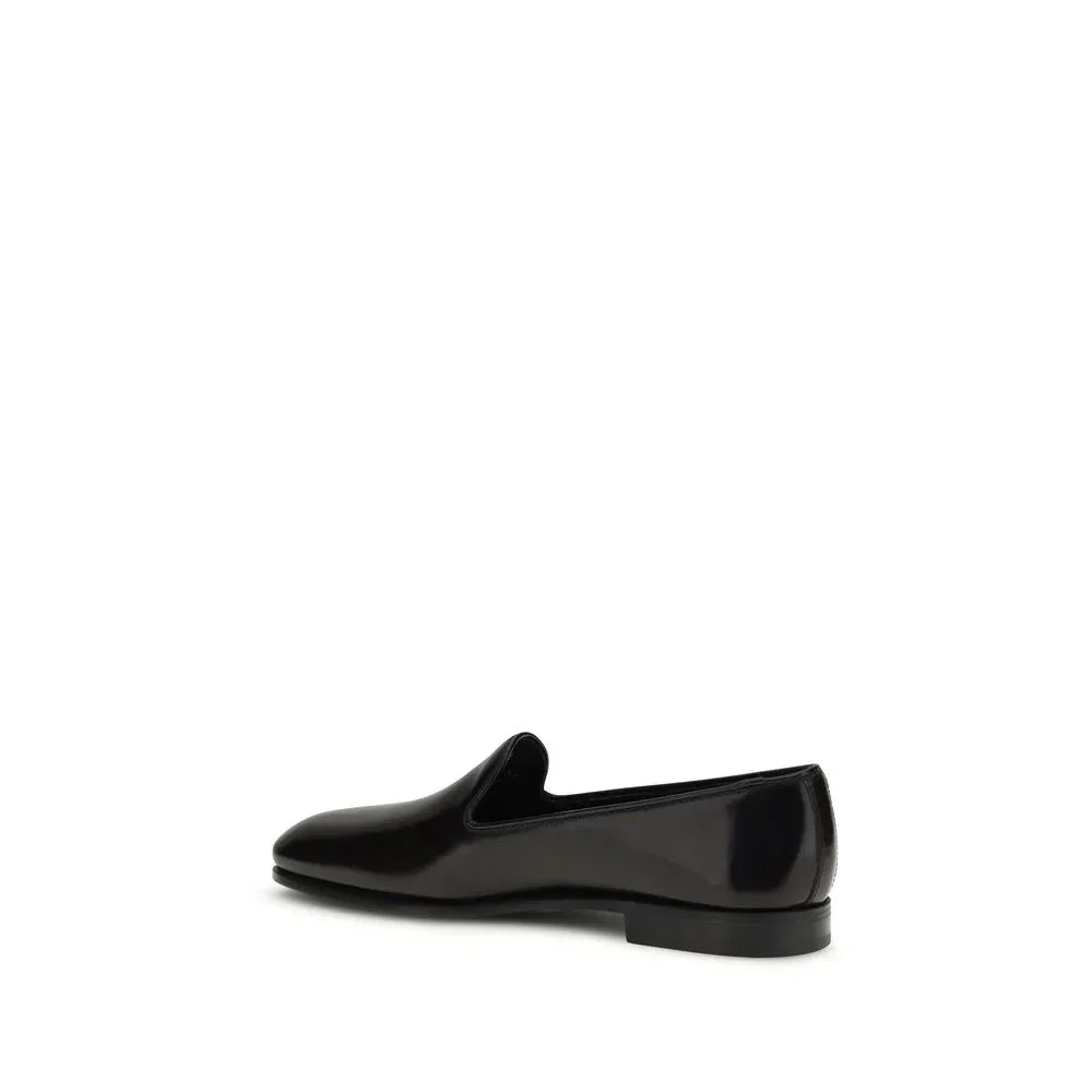 Church's Purple Calf Leather Bos Taurus Slip-On Loafers - Zachava