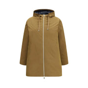 Herno Blue Polyester Coat - Zachava