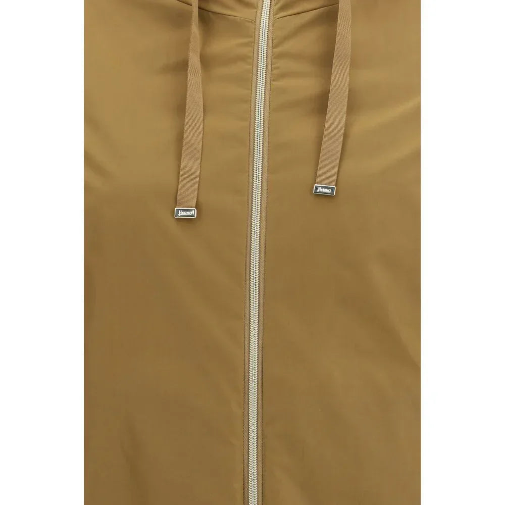 Herno Blue Polyester Coat - Zachava