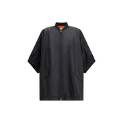 MM6 Black Polyamide Cloacks