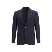 Lardini Blue Wool Blazer