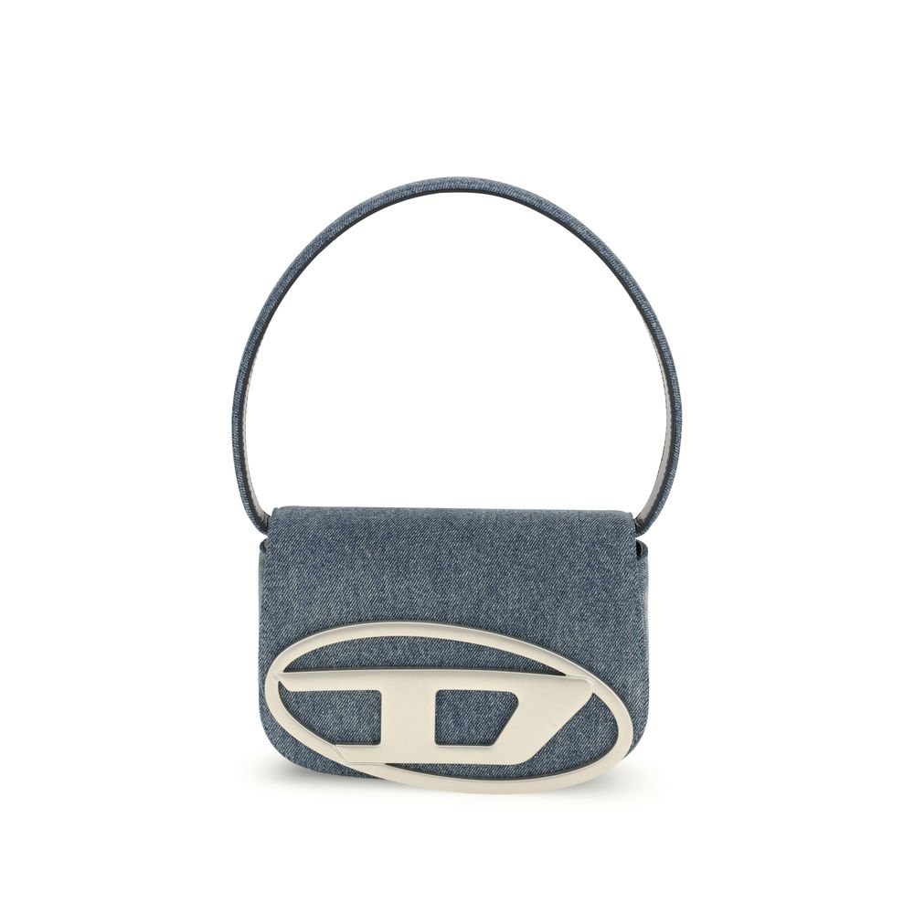 Diesel Blue Cotton Shoulder Bag