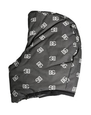 Dolce & Gabbana Black Logo Print Whole Head Wrap Capello Hat for Men