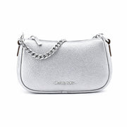 Michael Kors Gray Leather Shoulder Bag Michael Kors
