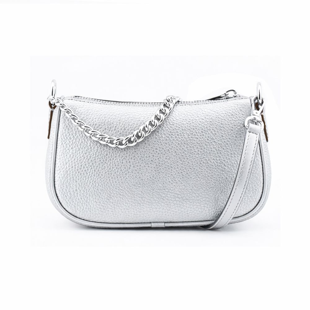 Michael Kors Gray Leather Shoulder Bag Michael Kors