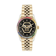 Philipp Plein Gold Stainless Steel Dress Watch