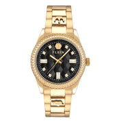 Philipp Plein Gold Stainless Steel Dress Watch