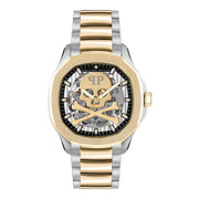 Philipp Plein Gold Stainless Steel Dress Watch
