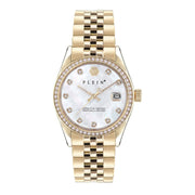 Philipp Plein Gold Stainless Steel Dress Watch