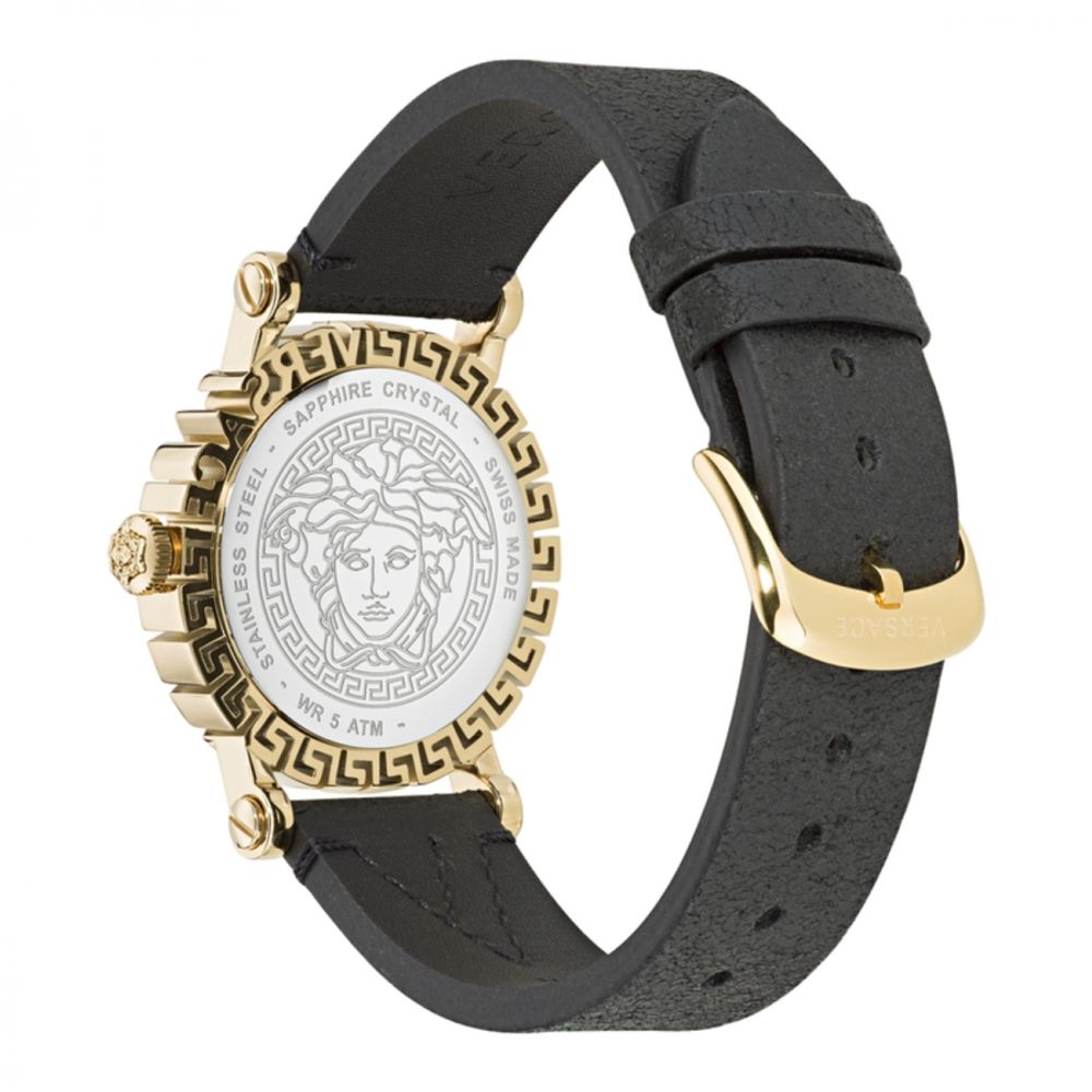Versace Black Fur Dress Watch Secondary image
