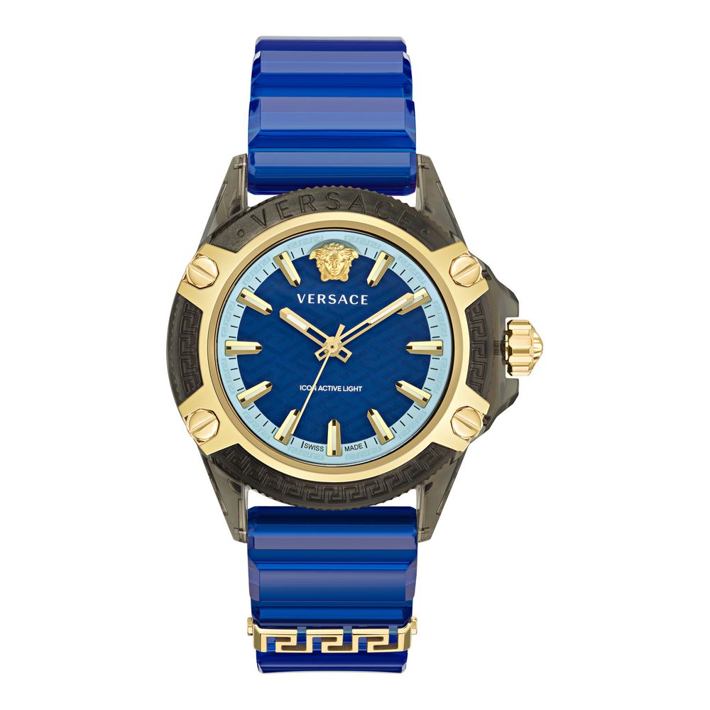 Versace Blue Synthetic Dress Watch Main image