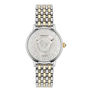 Versace Gray Stainless Steel Bracelet Watch