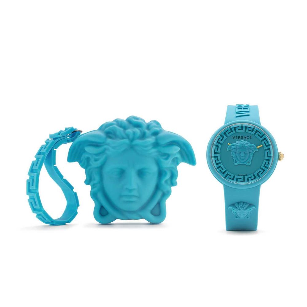 Versace Blue Synthetic Bracelet Watch Secondary image