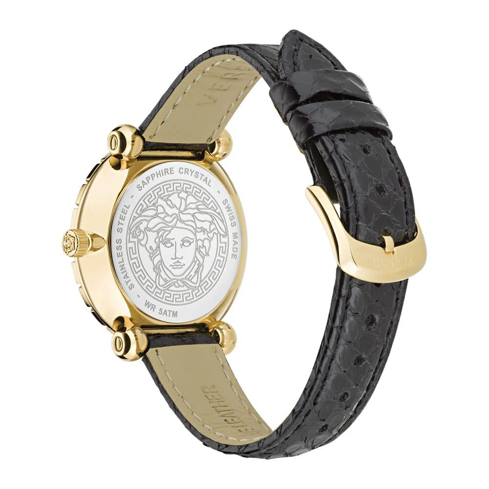 Versace Black Fur Dress Watch Secondary image
