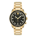 Versace Gold Stainless Steel Dress Watch
