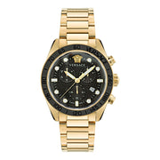 Versace Gold Stainless Steel Dress Watch Versace