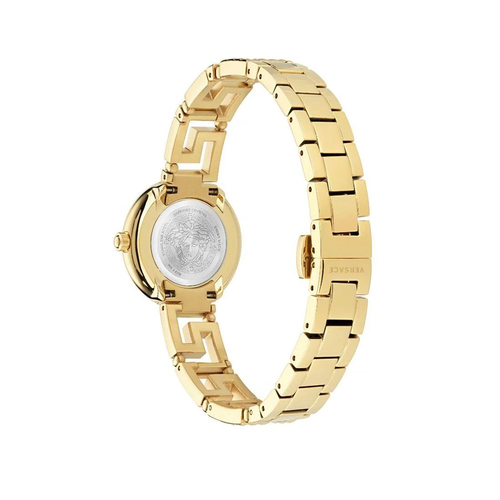 Versace Gold Stainless Steel Dress Watch