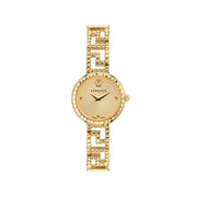 Versace Gold Stainless Steel Dress Watch