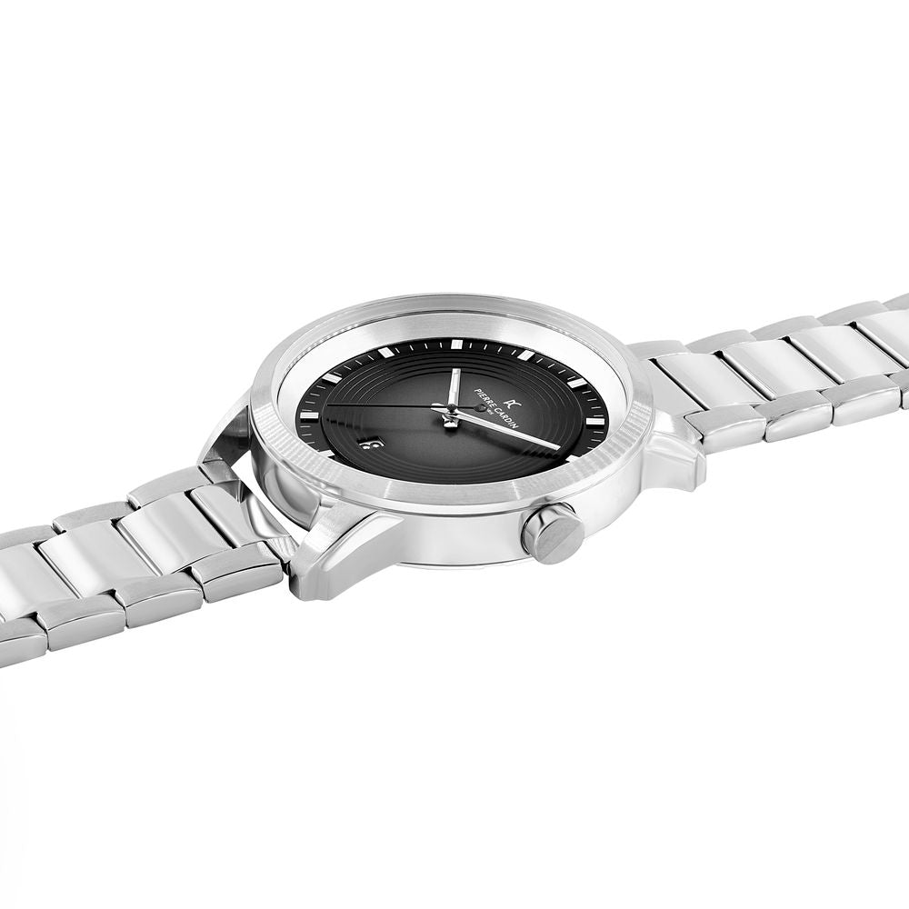 Pierre Cardin Gray Stainless Steel Dress Watch