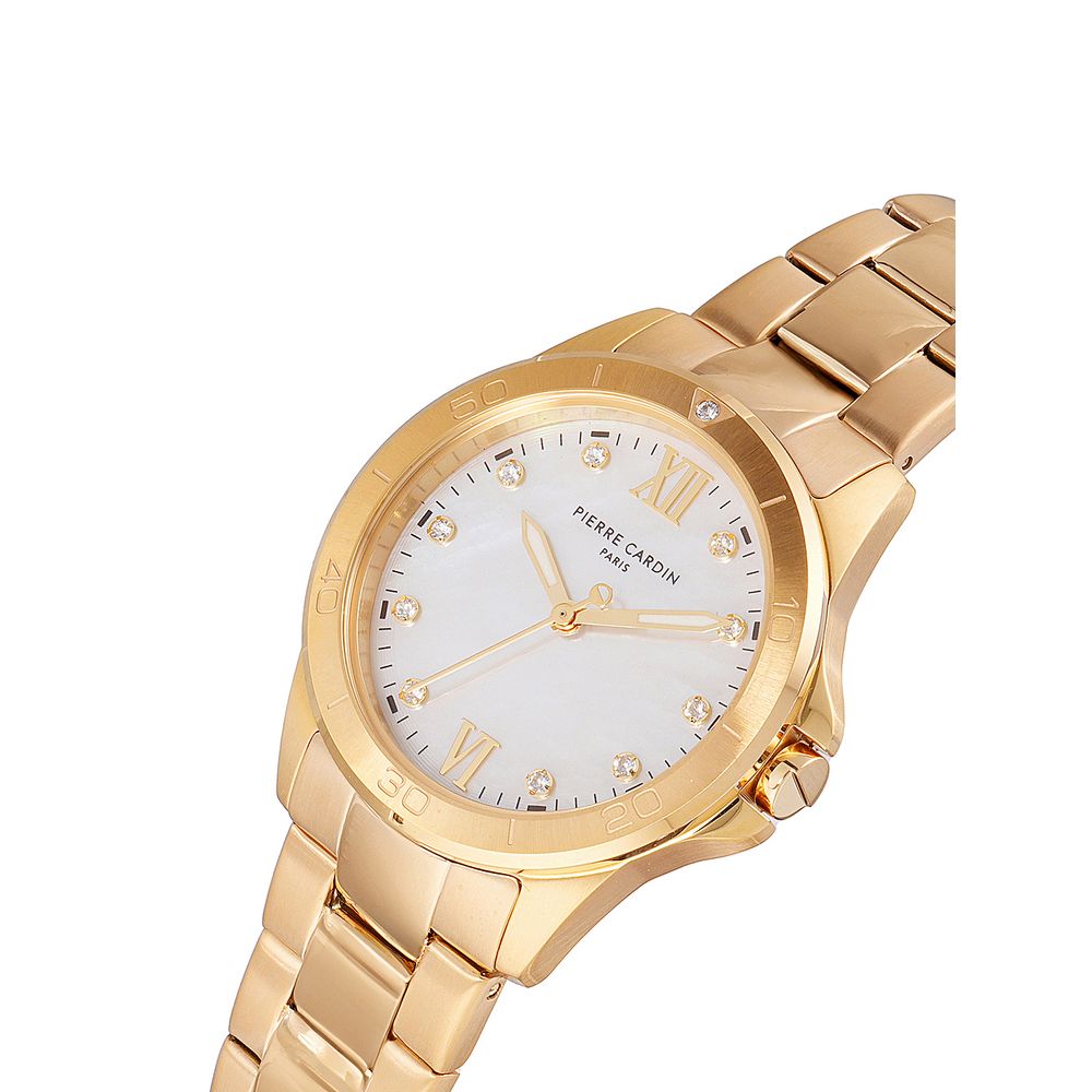 Pierre Cardin Gold Stainless Steel Dress Watch Secondary image