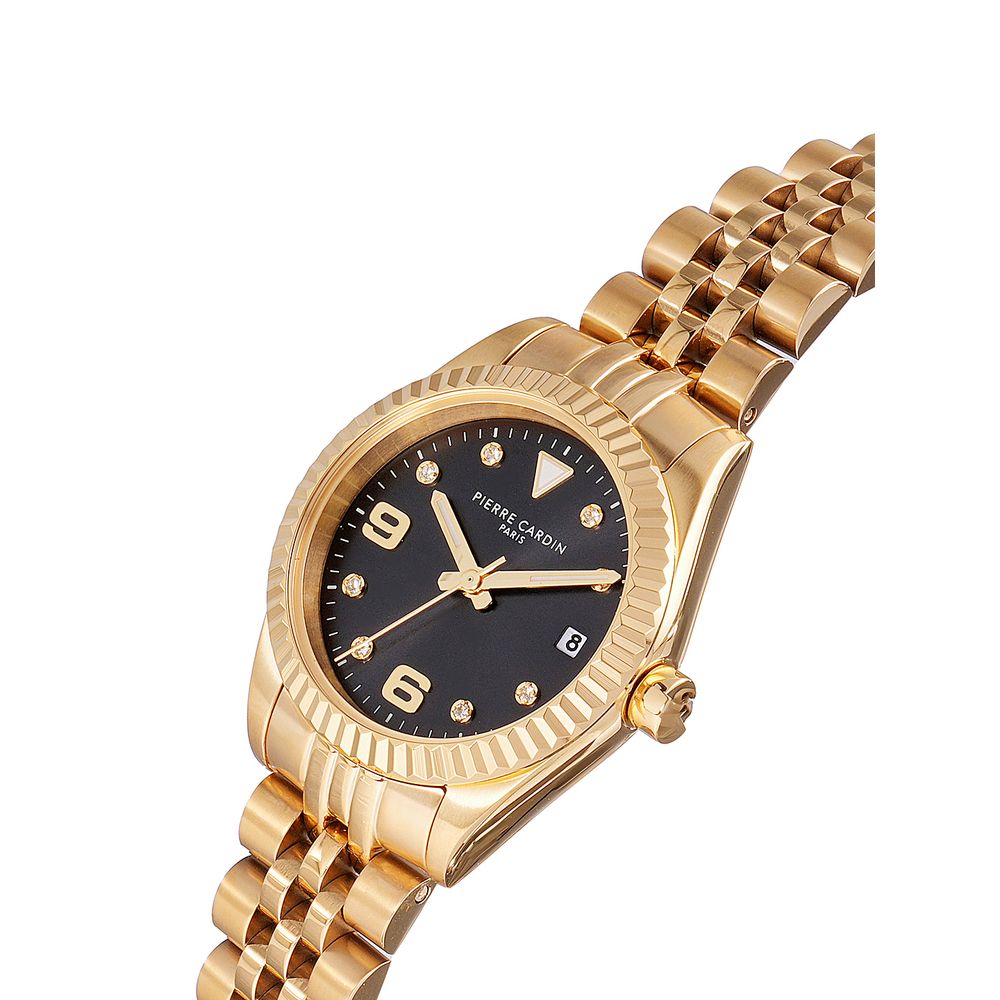 Pierre Cardin Gold Stainless Steel Dress Watch Secondary image