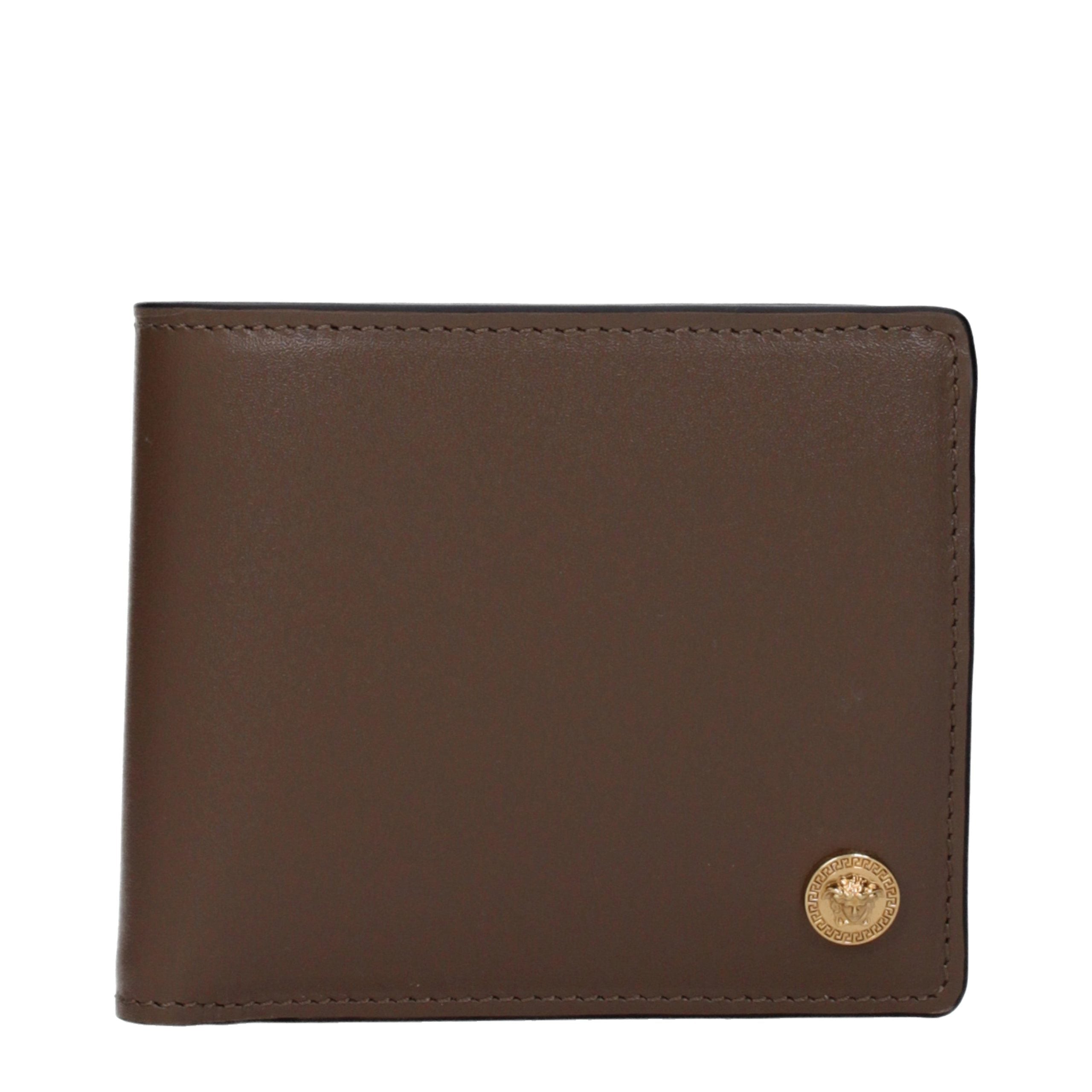 Versace Brown Leather Wallet Main image