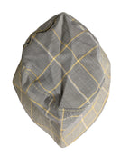 Dolce & Gabbana Men Gray Checkered Bucket Fisherman Capello Hat