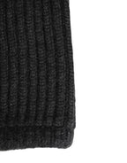 Dolce & Gabbana Black Cashmere Knitted Men Winter Neck Warmer Hat