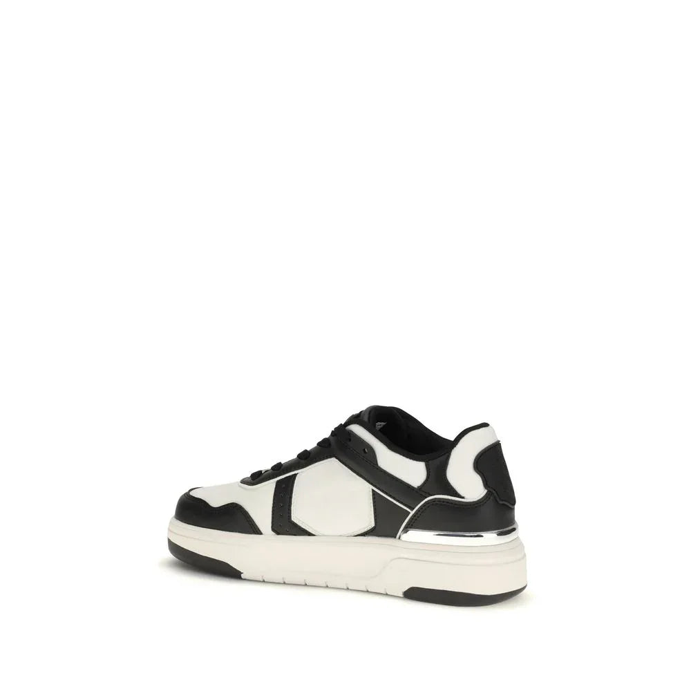 Philipp Plein Black Calf Leather Bos Taurus Athletic Sneakers - Zachava