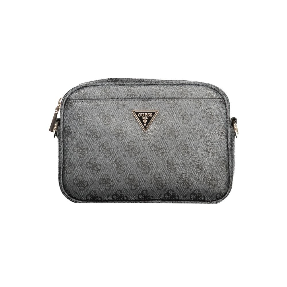 Guess Jeans Nero Poliuretano Women Handbag