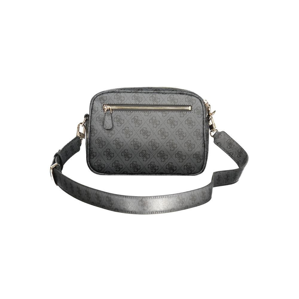 Guess Jeans Nero Poliuretano Women Handbag