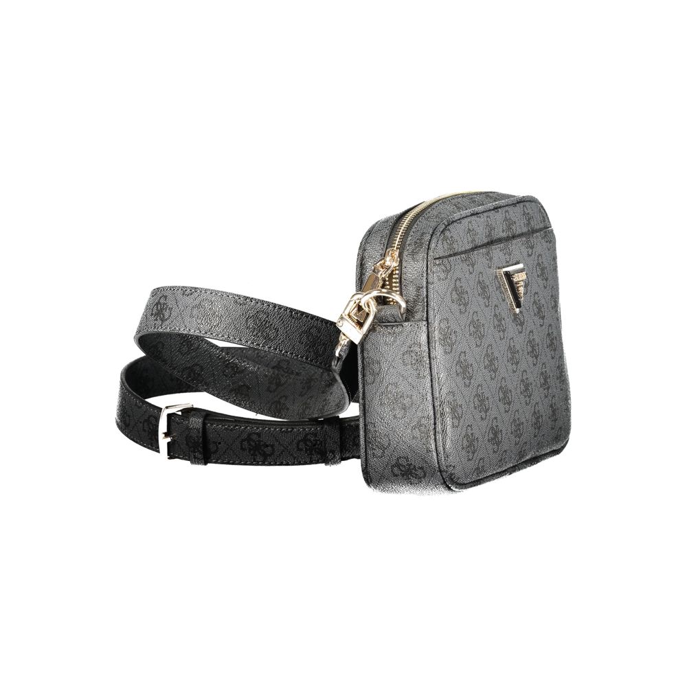 Guess Jeans Nero Poliuretano Women Handbag