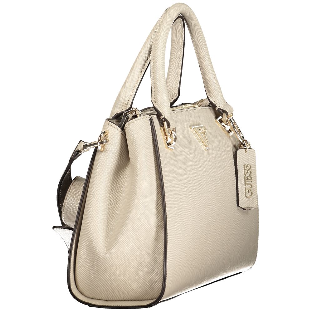 Guess Jeans Beige Polyurethane Women Handbag