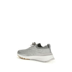 Brunello Cucinelli Gray Cotton Athletic Sneakers