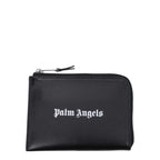 Palm Angels Black Leather Cardholder