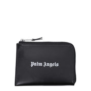 Palm Angels Black Leather Cardholder - Zachava