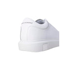 Armani Exchange White Leather Low Top Sneakers