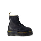 Dr. Martens Black Leather Lace-Up Boots